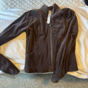 Lululemon brown CordaRoy jacket